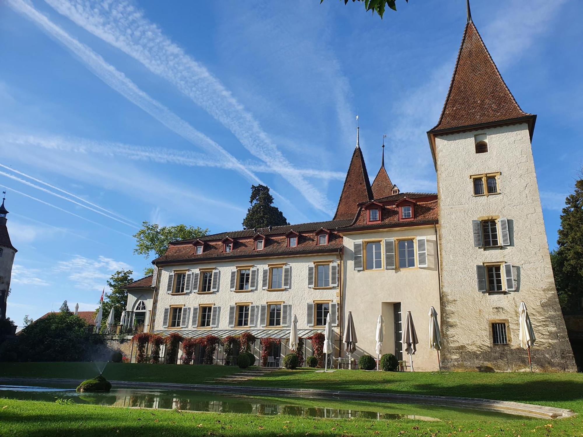 Schloss Muenchenwiler Murten Exteriör bild
